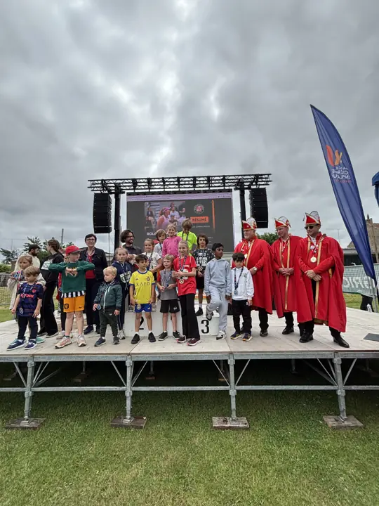 Le podium des enfants