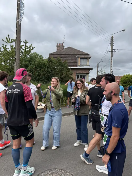 Supporters le long du parcours
